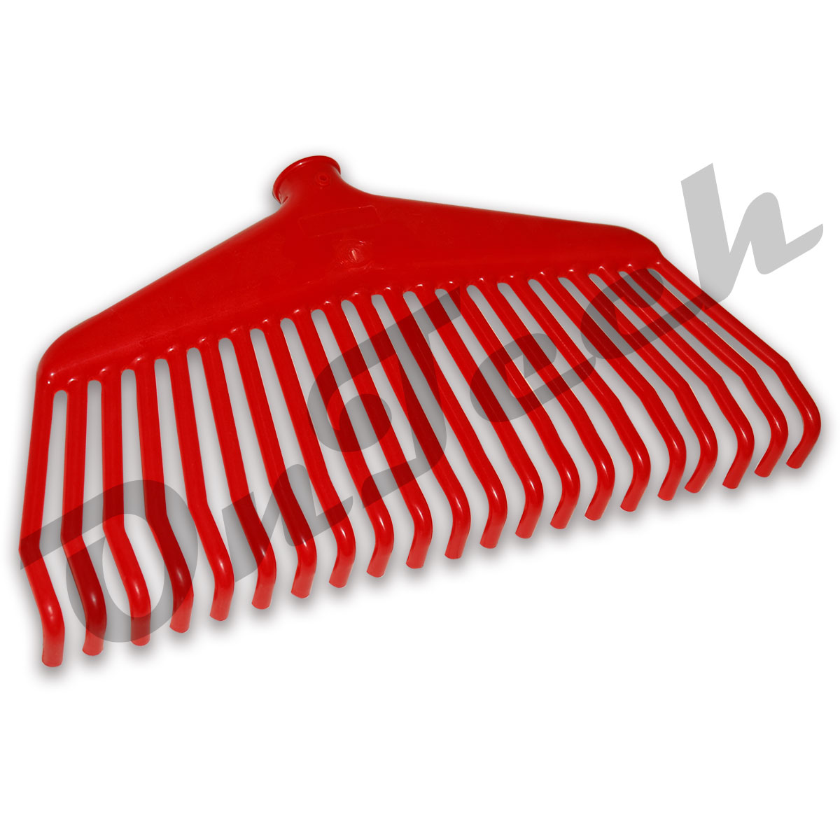 Nylonbesen rot - Breite: 38cm - ohne Stiel