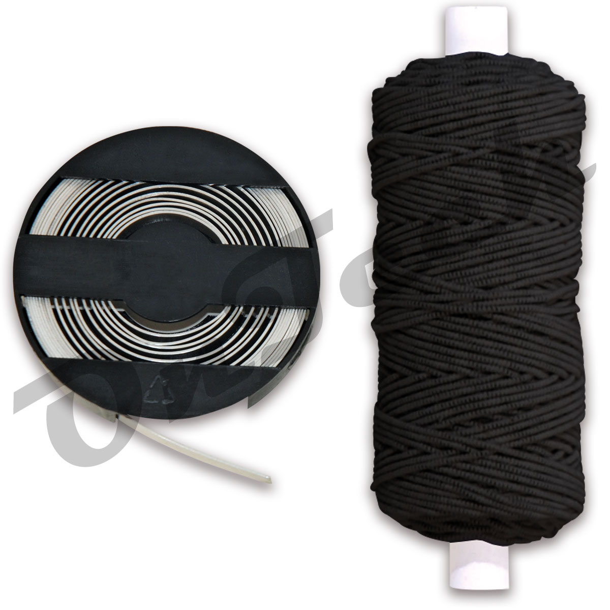 Attalink Verbrauchsmaterial-Set mit schwarzem Bindeband