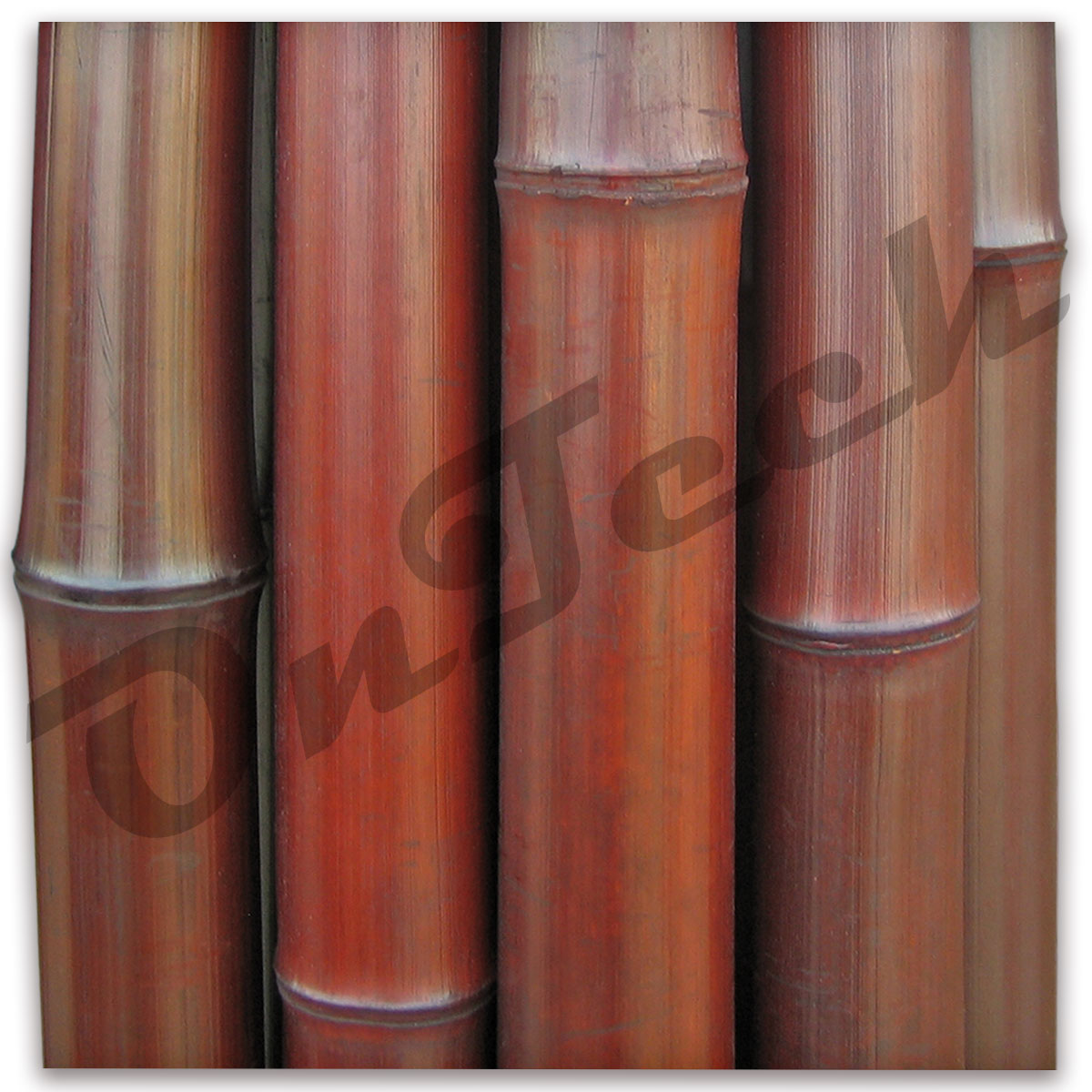 Deko-Bambus, braun, Länge: 310cm